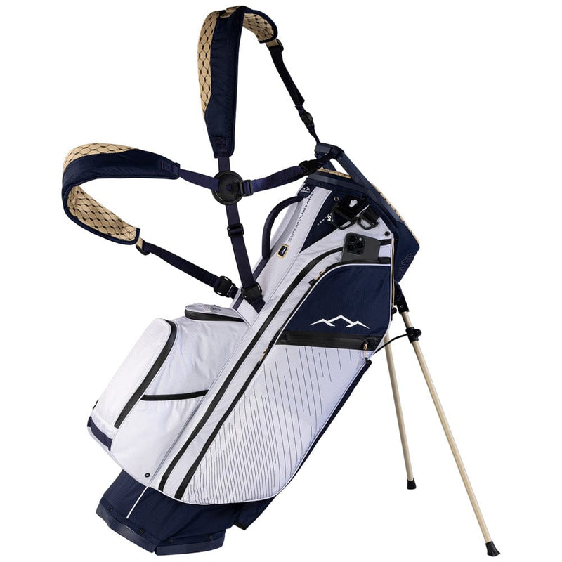 Sun Mountain Eclipse E4.5 H2NO Waterproof Stand Bag - Navy/Gold/White