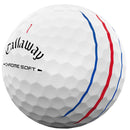 Callaway Chrome Soft Triple Track Golf Balls - White - 12 Pack