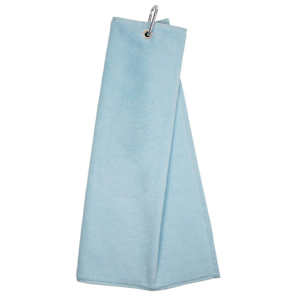 Masters Tri-Fold Velour Towel - Blue