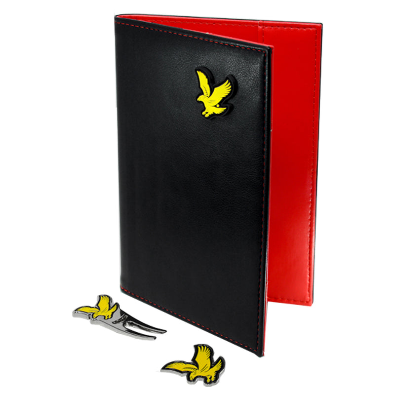 Lyle & Scott Premium Scorecard Gift Set - Black