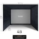SimSpace Golf Enclosure - Grey