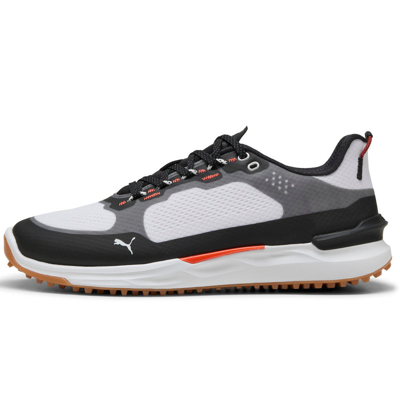 Puma IGNITE Elevate X Spikeless Waterproof Shoes - White/Black