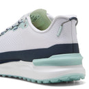 Puma IGNITE Elevate X Spikeless Waterproof Shoes - White/Deep Navy/Modern Mint