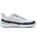 Puma IGNITE Elevate X Spikeless Waterproof Shoes - White/Deep Navy/Modern Mint
