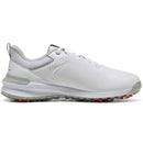 Puma IGNITE Innovate Leather Spiked Waterproof Shoes - White/Ash Gray