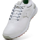 Puma IGNITE Innovate Leather Spiked Waterproof Shoes - White/Ash Gray