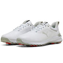 Puma IGNITE Innovate Leather Spiked Waterproof Shoes - White/Ash Gray