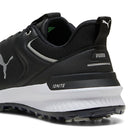 Puma IGNITE Innovate Leather Spiked Waterproof Shoes - Black/Silver