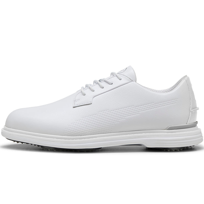 Puma ROYALE Spiked Shoes - White/Slate Sky/Ash Gray
