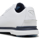 Puma ROYALE Spiked Shoes - White/Deep Navy/Team Light Blue