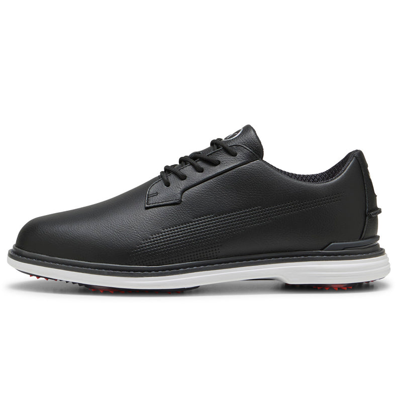 Puma ROYALE Spiked Shoes - Black/Flat Dark Gray/Red Blast