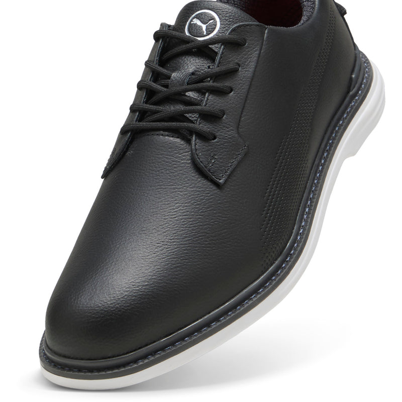 Puma ROYALE Spiked Shoes - Black/Flat Dark Gray/Red Blast