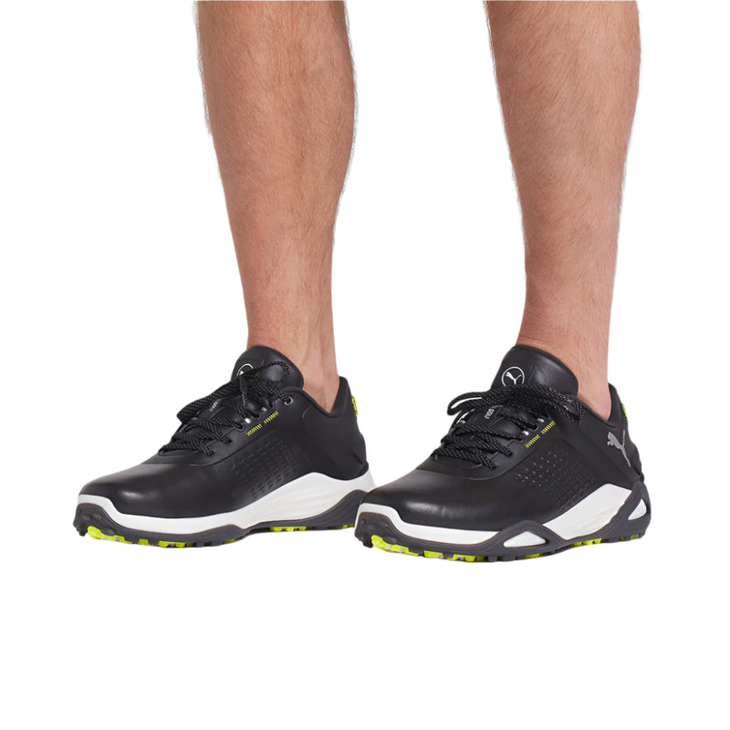 Puma Shadowcat NITRO Leather Spikeless Waterproof Shoes - Black/White