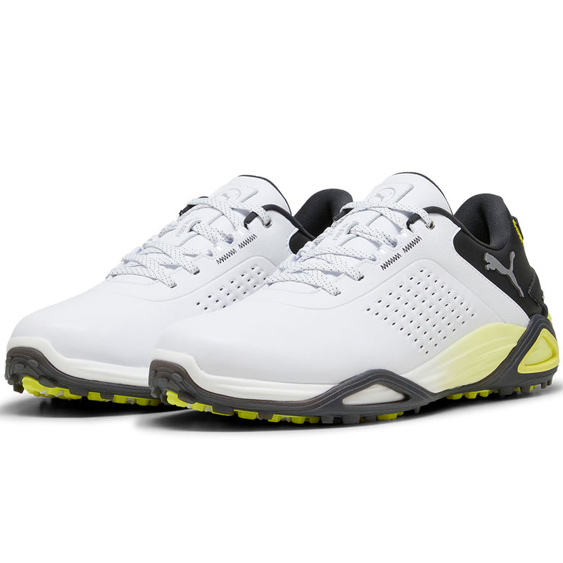 Puma Shadowcat NITRO Leather Spikeless Waterproof Shoes - White/Black