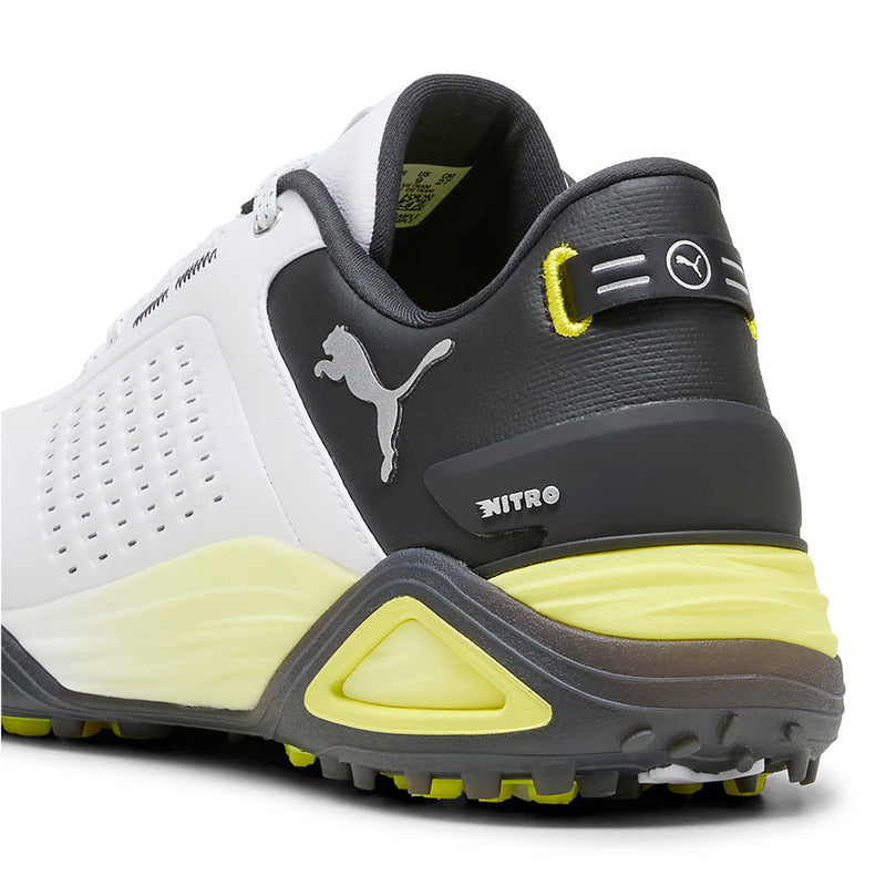 Puma Shadowcat NITRO Leather Spikeless Waterproof Shoes - White/Black