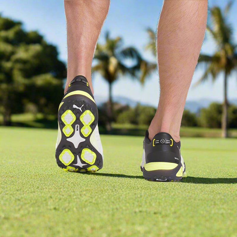 Puma Shadowcat NITRO Leather Spikeless Waterproof Shoes - White/Black