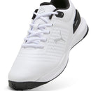 Puma Fusion Plus Spiked Waterproof Shoes - White/Black