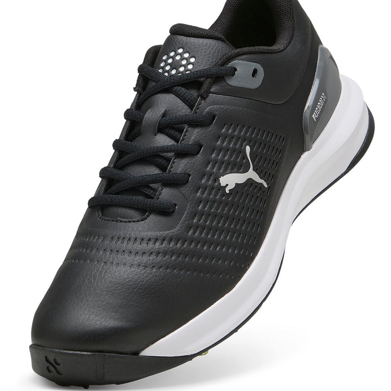 Puma Fusion Plus Spiked Waterproof Shoes - Black/White