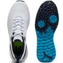Puma Fusion Plus Spikeless Waterproof Shoes - White/Speed Blue/Deep Navy