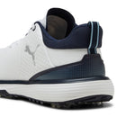 Puma Fusion Grip ST Waterproof Spiked Shoes - Puma White/Puma Silver/Deep Navy