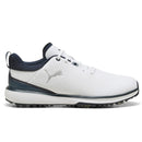 Puma Fusion Grip ST Waterproof Spiked Shoes - Puma White/Puma Silver/Deep Navy