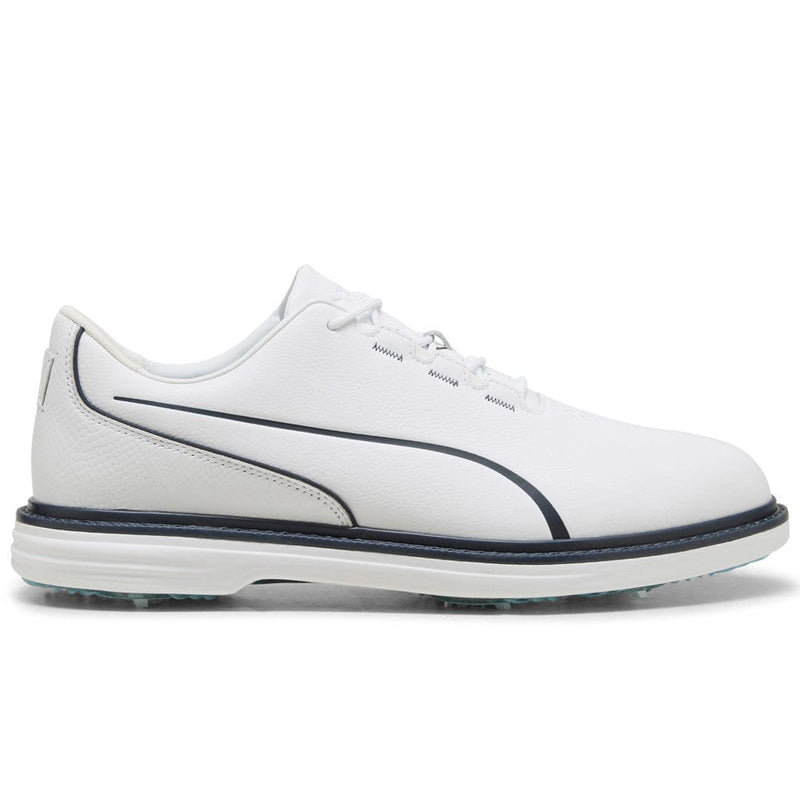 Puma PUMA Avant Tour Waterproof Spiked Shoes - Puma White/Deep Navy