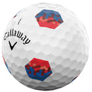 Callaway Chrome Soft TruTrack Golf Balls - Blue/Red - 12 Pack