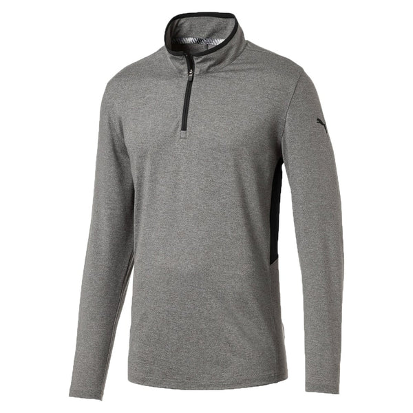 Puma Rotation 1/4 Zip Pullover - Medium Grey Heather