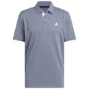 adidas Drive Heather Golf Polo Shirt - Collegiate Navy Mel.