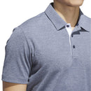 adidas Drive Heather Golf Polo Shirt - Collegiate Navy Mel.