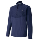 Puma Cloudspun 1/4 Zip Pullover - Peacoat Heather