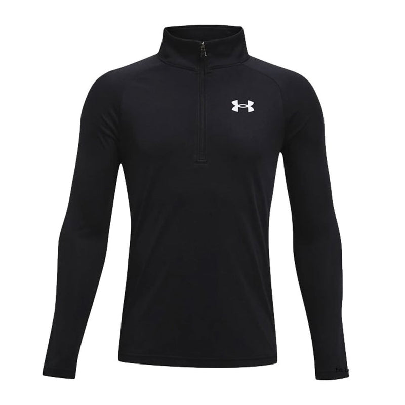 Under Armour Boys Tech 2.0 1/2 Zip Sweater - Black