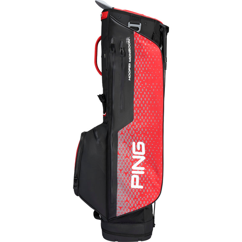 Ping Hoofer Monsoon 231 Stand Bag - Black/Red