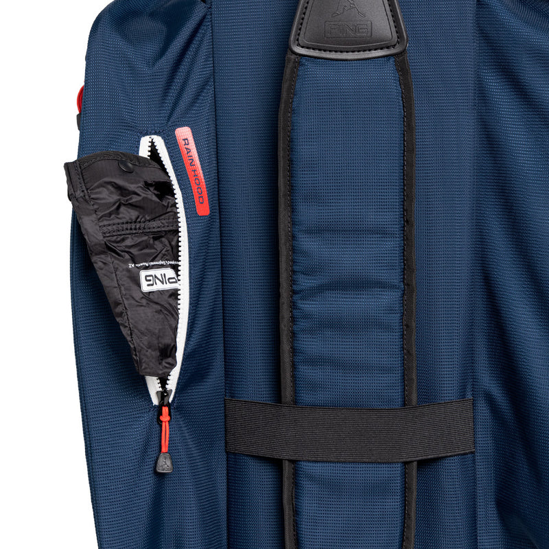Ping Pioneer 244 Cart Bag - Navy/White/Red