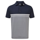 FootJoy Lisle End on End Stripe - Navy/White