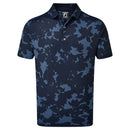 FootJoy Camo Floral Print Polo Shirt - Navy