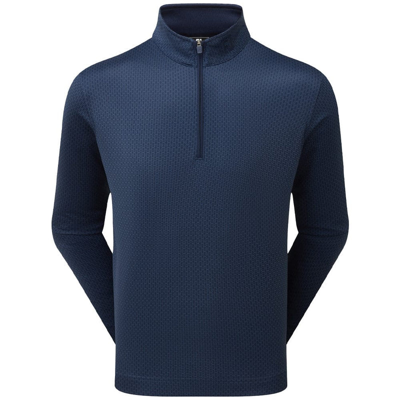 FootJoy Nautical Flag Tonal Chillout 1/4 Zip Pullover - Navy