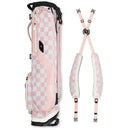Sunday Golf El Camino Stand Bag - Pink & White Checker