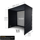 SimSpace Golf Enclosure - Grey