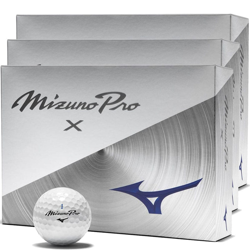 Mizuno Pro X Golf Balls - White - 3 for 2 Dozen