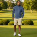 Stuburt Arlo 1/4 Zip Pullover - Steel Blue