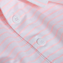 adidas Performance Two-Color Stripe Polo Shirt - White/Frozen Turbo