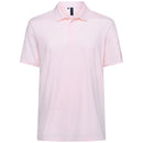 adidas Performance Two-Color Stripe Polo Shirt - White/Frozen Turbo