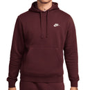 Nike Sportswear Club Fleece Hoodie - Burgundy Crush/White