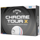Callaway Chrome Tour X Triple Track Golf Balls - White - 12 Pack