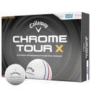 Callaway Chrome Tour X Triple Track Golf Balls - White - 12 Pack