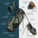 Sunday Golf Ranger Stand Bag - Sage