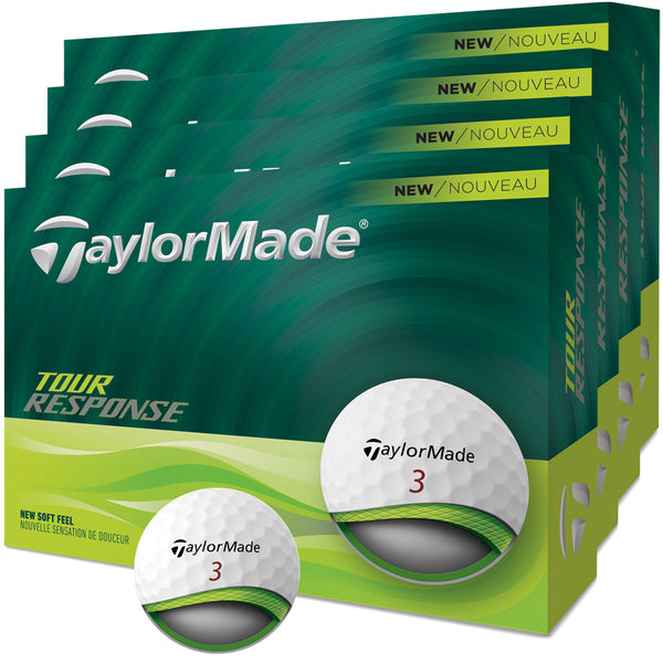 TaylorMade Tour Response Balls - 4 for 3 - White