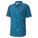 Puma Solarized Camo Polo Shirt - Digi-Blue