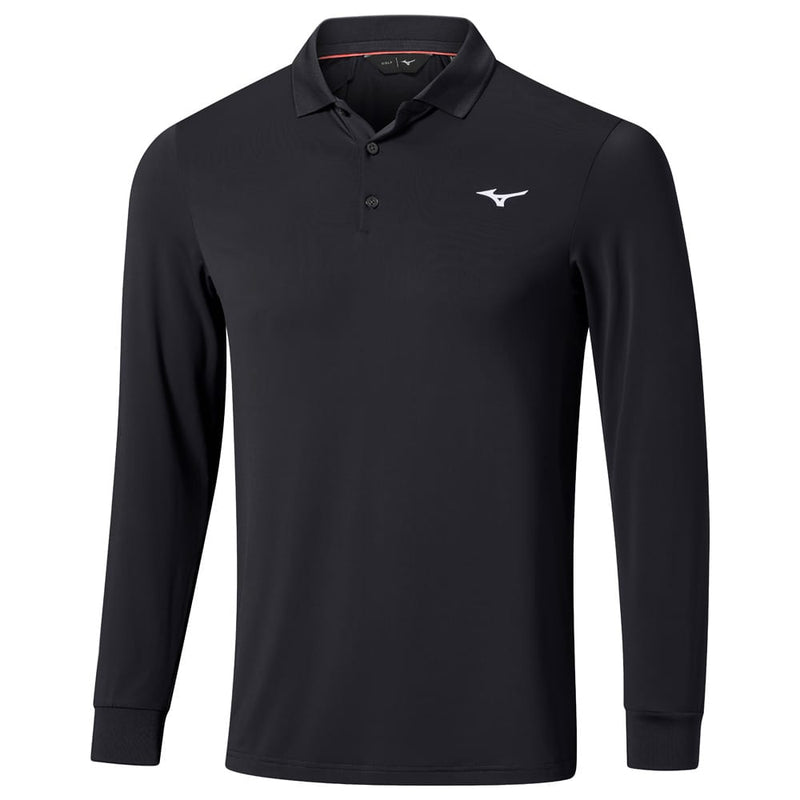 Mizuno Temper Long Sleeve Polo Shirt - Vulcan